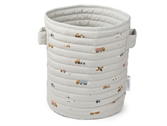Liewood vehicles/dove blue mix quilted basket Ally